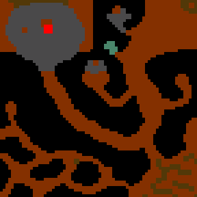 Underground minimap of Evil Em Pyre