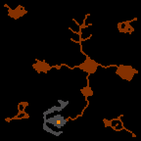 Underground minimap of Evil is underground