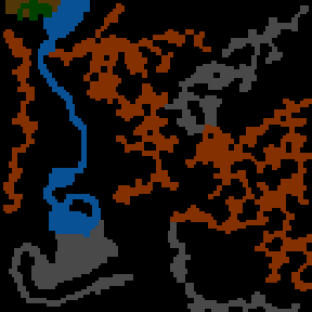 Underground minimap of Fabled City