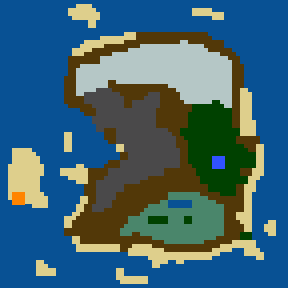 Underground minimap of Facing Worlds