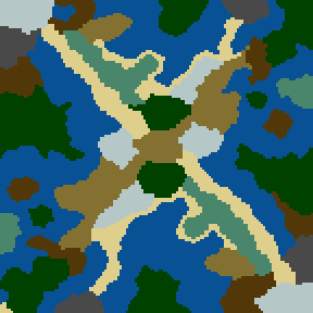 Underground minimap of Famined Times