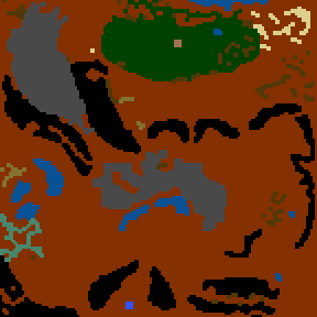 Underground minimap of Fantasy (Heroes III Forever!)