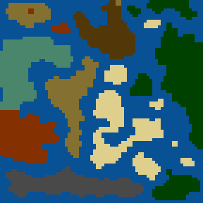 Underground minimap of First Continents