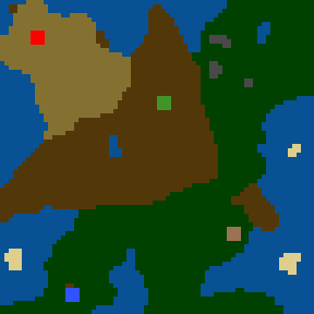 Surface minimap of Forbidden Valley