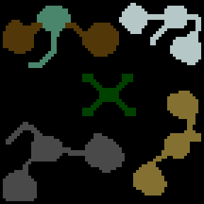 Underground minimap of Friends