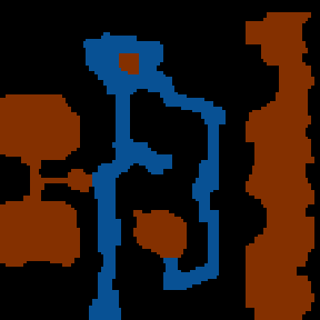 Underground minimap of Friends