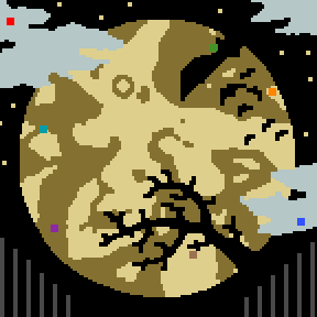 Surface minimap of Full Moon