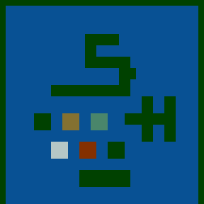 Surface minimap of Gandalf's Challenge