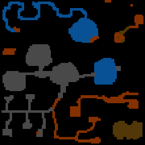 Underground minimap of Gate to Purgatory