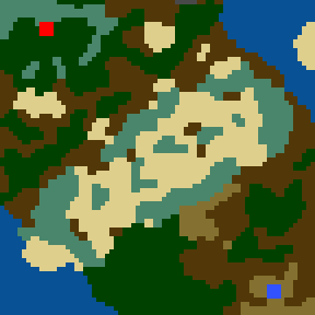Surface minimap of Giant War