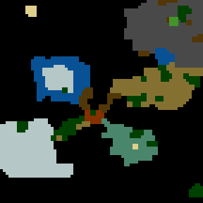 Underground minimap of Gideon's Bow