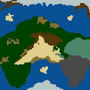 Surface minimap of Gilaina