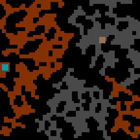 Underground minimap of Gods Rocks