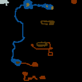 Underground minimap of Gohan