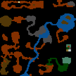 Underground minimap of GoldHeart