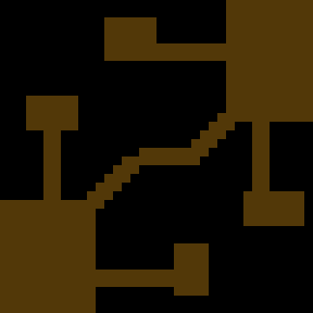 Underground minimap of Good & Evil