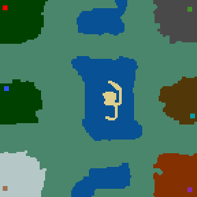 Surface minimap of Good vs Evil