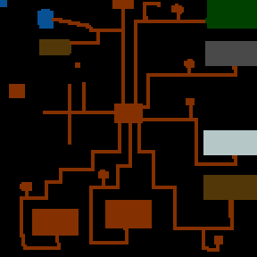 Underground minimap of Good vs Evil II