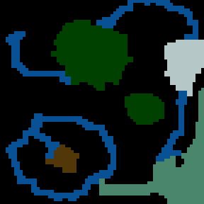 Underground minimap of Graal