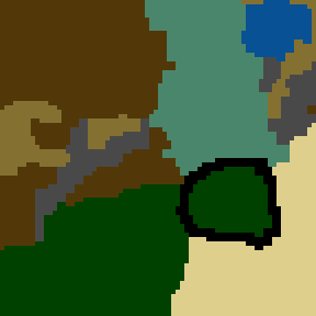 Surface minimap of Graal