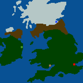 Surface minimap of Great Britan MiddleAge