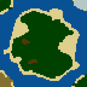 Underground minimap of Great underground kingdom