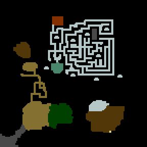 Underground minimap of Green race to Necroland