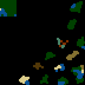 Underground minimap of Guscle Swamps