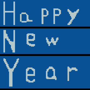Underground minimap of Happy New Year!