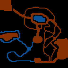 Underground minimap of Hard War