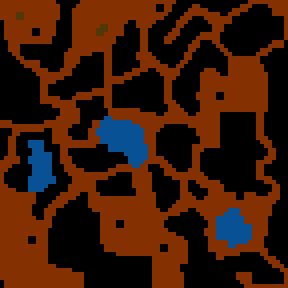Underground minimap of Harmon's Hoard