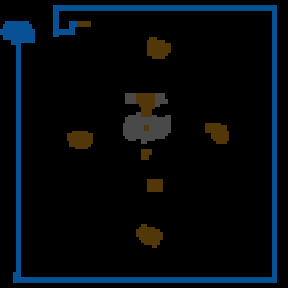 Underground minimap of Heart of Enchanter