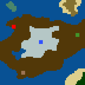 Surface minimap of Heart of Ice