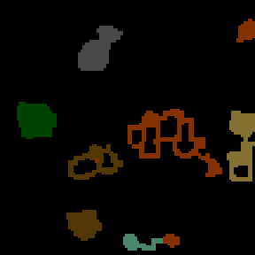 Underground minimap of Heavens Battle 2(RPG)