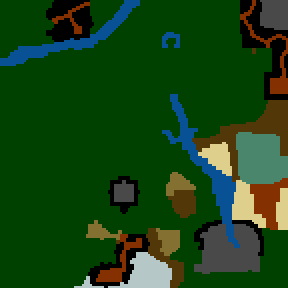 Underground minimap of Heir to the Throne of Fire