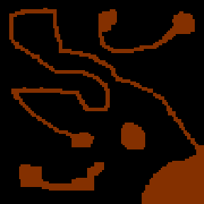 Underground minimap of Heroes