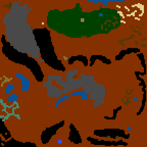 Underground minimap of Heroes III - Today And Forever