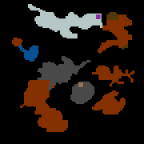 Underground minimap of Heroes Lands - Alarm