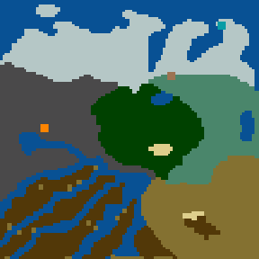Surface minimap of Heroes Lands. Expansion