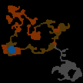 Underground minimap of Heroes Lands - Miners
