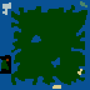 Underground minimap of Highlander (Allies)