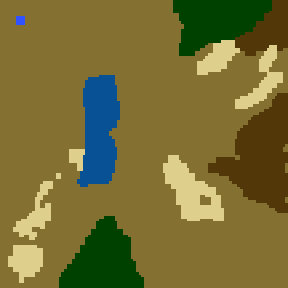 Surface minimap of Holly Quest
