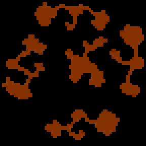 Underground minimap of Hollywars