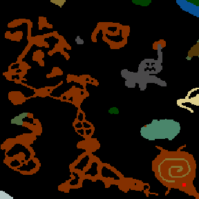 Underground minimap of [HotA] Susza