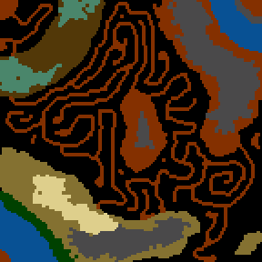 Underground minimap of Humans World ver3.0