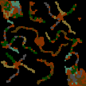 Underground minimap of Inferno Land