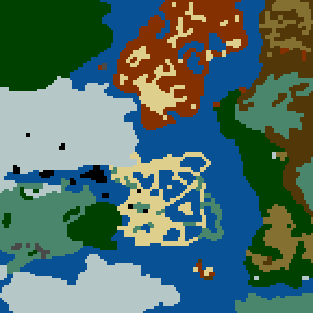 Surface minimap of Infinite World