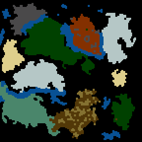 Underground minimap of Infinite World