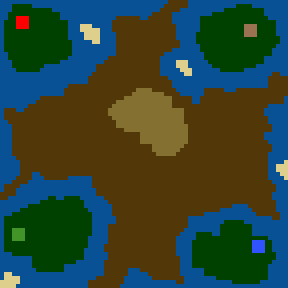 Surface minimap of Invaders(Allies)