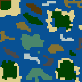 Surface minimap of Island Hoppers